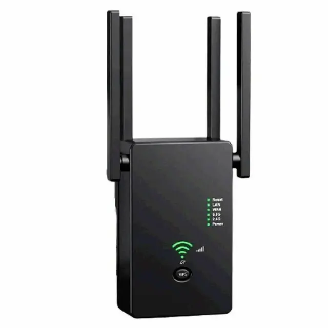 Andowl Q-W012 WiFi Extender Dual Band (2.4 & 5GHz) 1200Mbps με 2 Θύρες Ethernet - WiFi Range Extender/ Repeater/ Router 075760