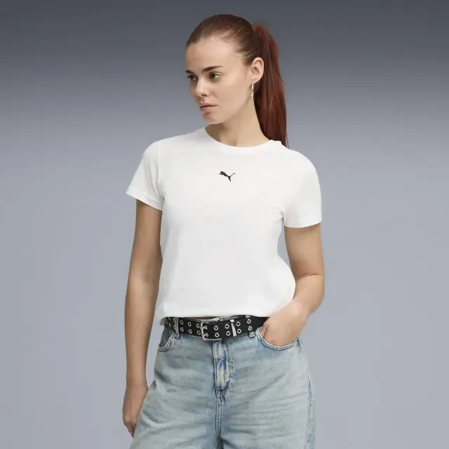 Puma ESS CENTERED CAT LOGO TEE Γυναικείο T-shirt 692916-02 - L