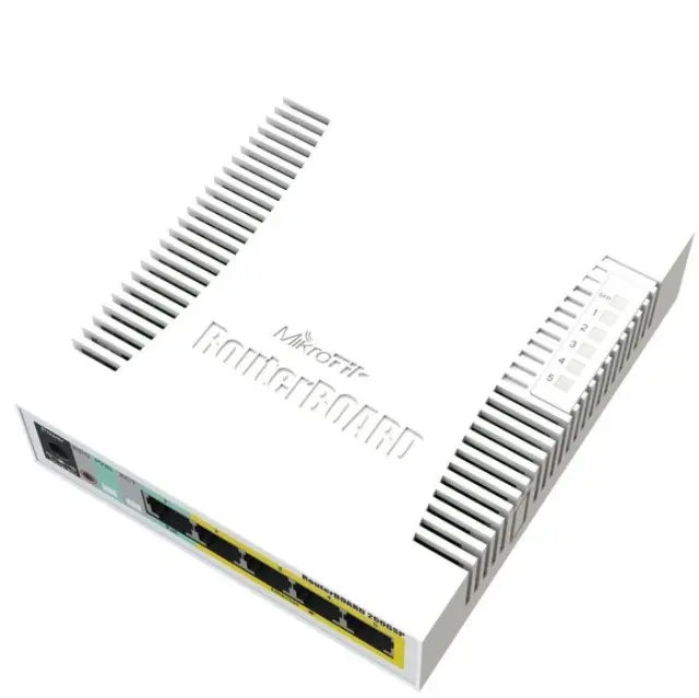 MikroTik Cloud Smart Switch CSS106-1G-4P-1S (RB260GSP), SwOS