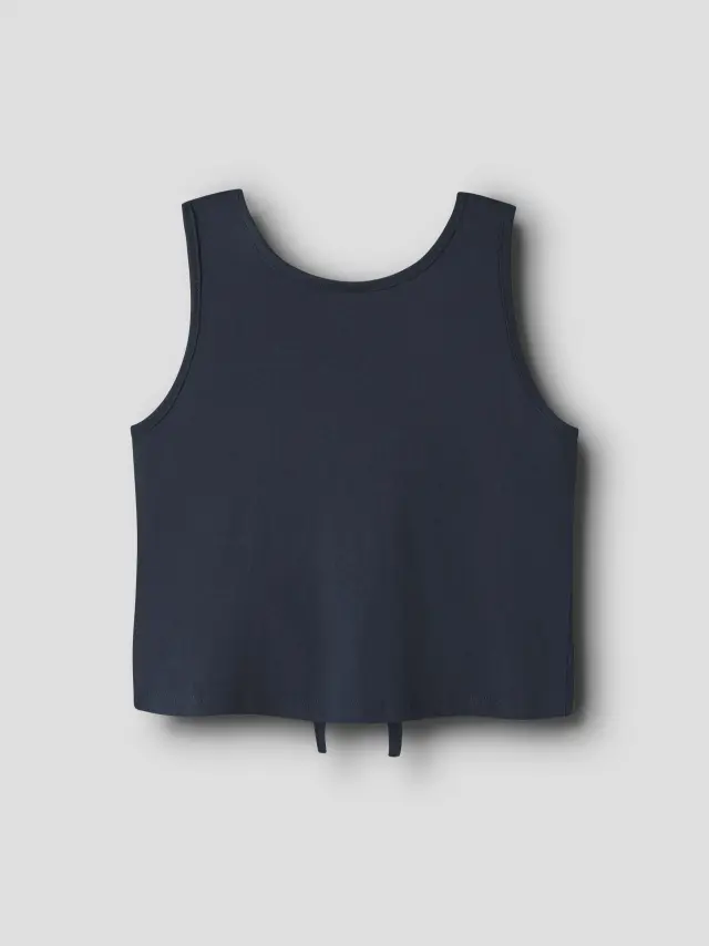 Name It Μπλούζα κοριτσίστικο πλεκτό Μπλε NKFVAYA SL CROP TOP - 13241654 3