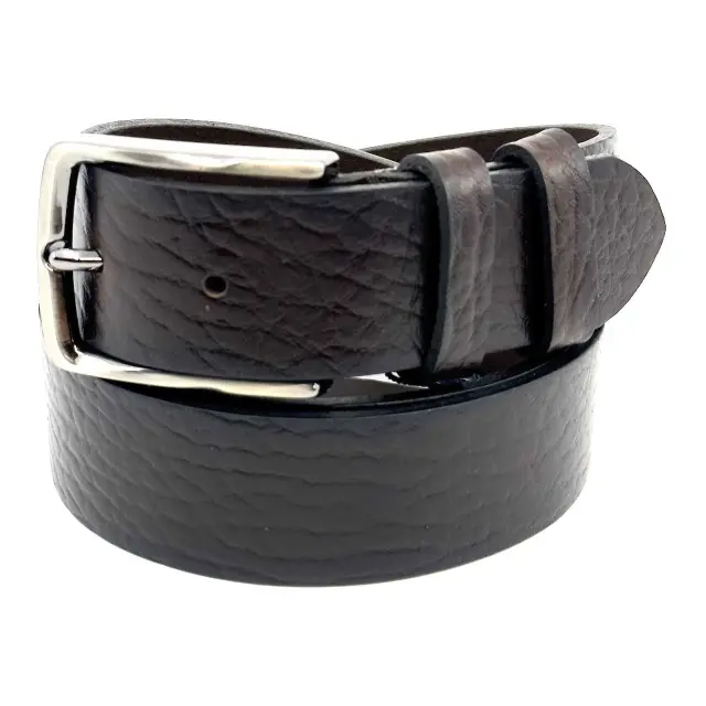 Καφέ Δερμάτινη Ζώνη Full Grain 3,5 cm