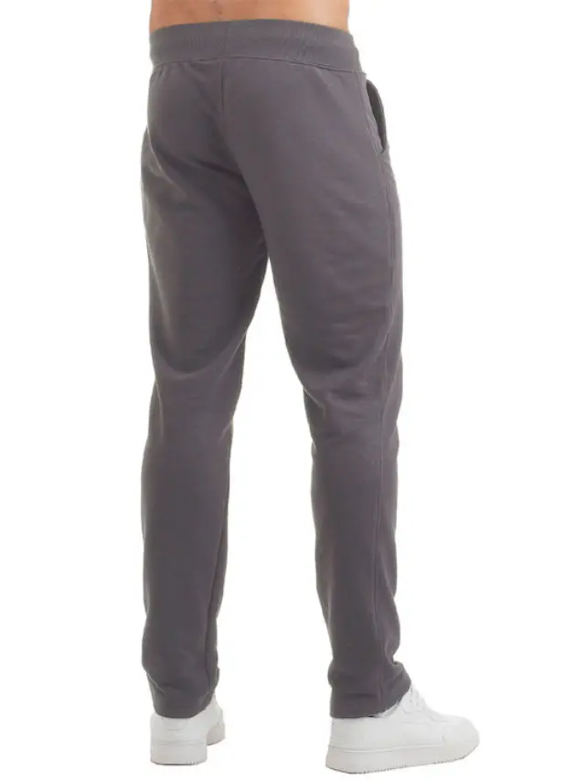 MEN'S F TERRY OPEN HEM PANTS 50017-PENCILGREY - XL 2