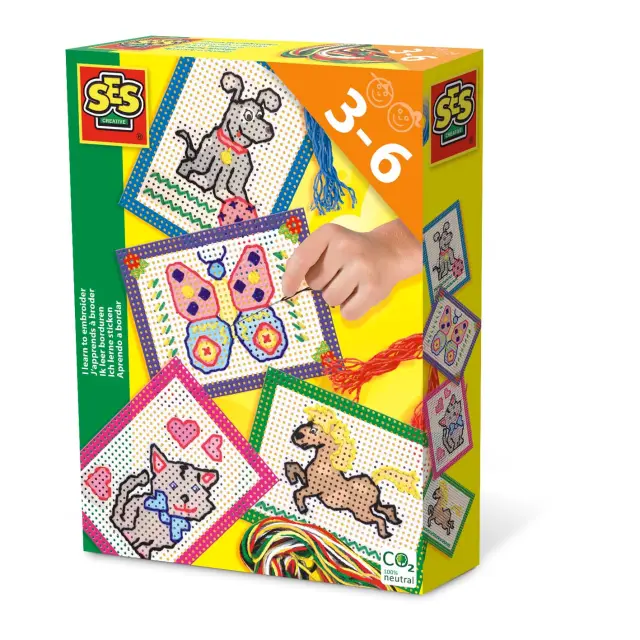 SES Creative - I learn to embroider - S14838 - Toys