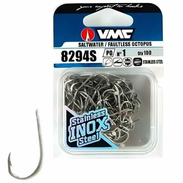 VMC Octopus 8294S ανοξείδωτο αγκίστρι για ζωντανό δόλωμα #1 25tmx