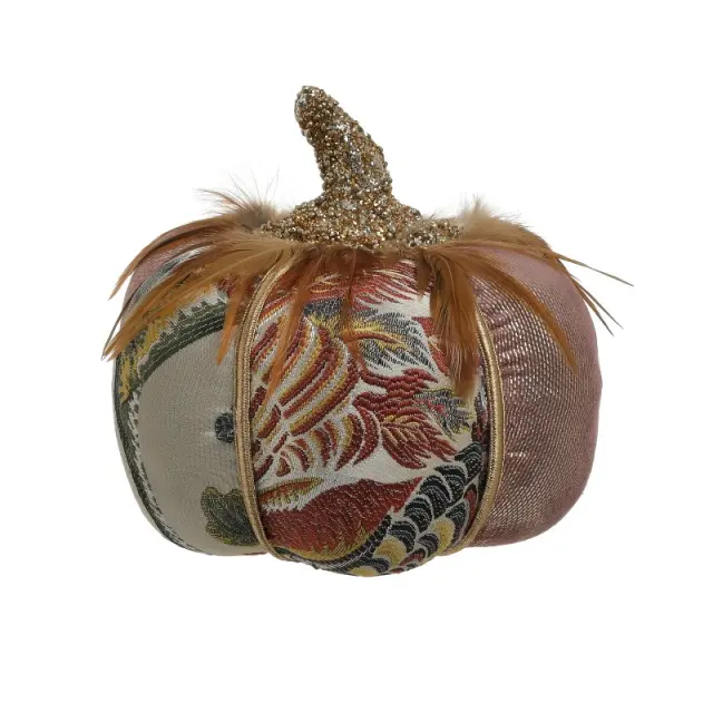 Κολοκύθα Ροζ Ύφασμα/PU Φ19x19cm 2-70-530-0198