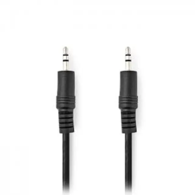 Καλώδιο ήχου 3,5mm αρσ. Stereo - 3,5mm αρσ. Stereo, 3.00m σε μαύρο χρώμα. 2