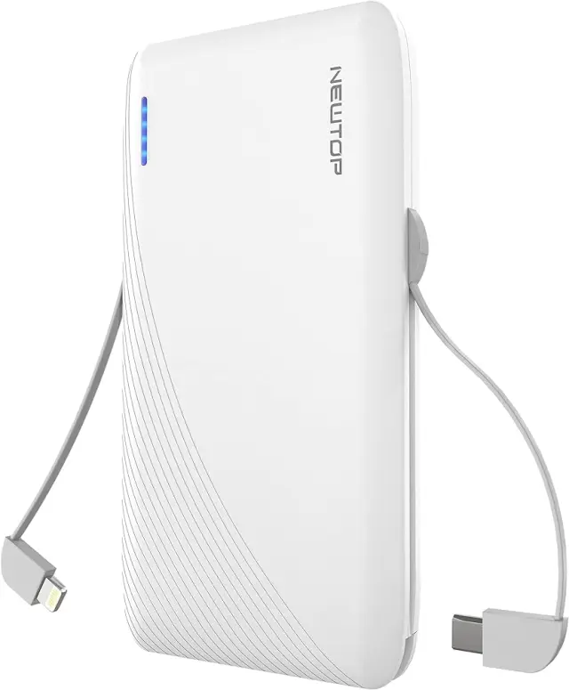NEWTOP Powerbank PB08 8000mAh σε ΛΕΥΚΟ Χρώμα