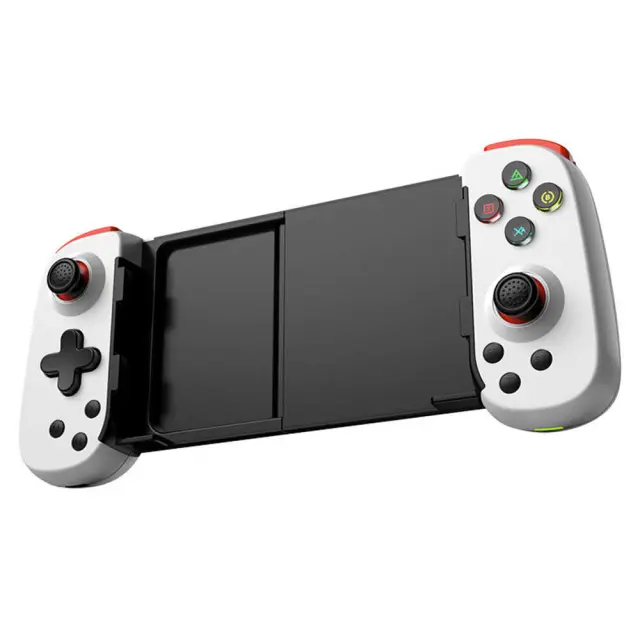 Techsuit - Wireless Controller (D6 DP) - for Phones, Bluetooth, 400mAh - White 2