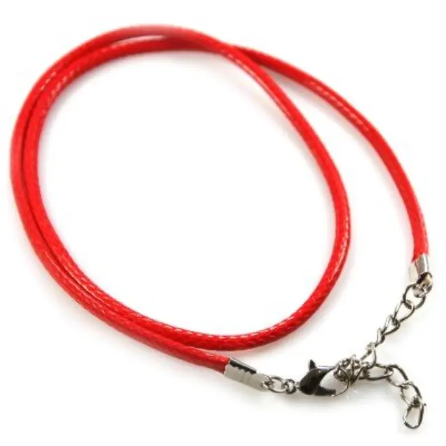 Κερόσπαγγος για Λαιμό Red - 48cm - 2τεμ