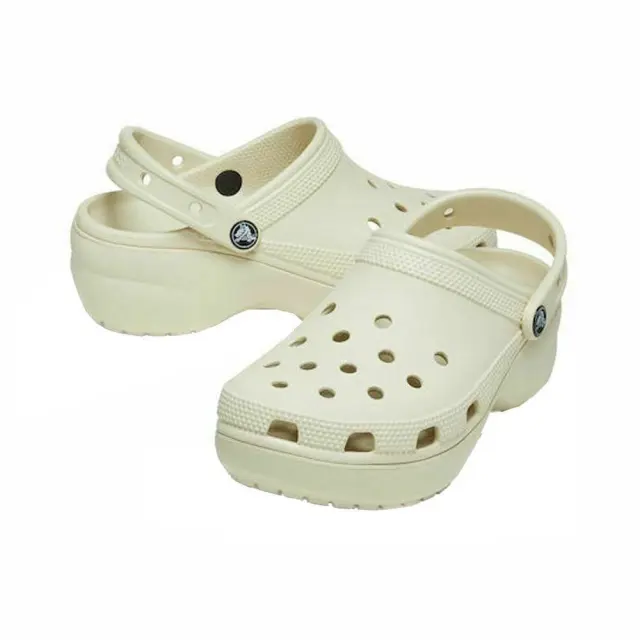 Γυναικεία Ανατομικά Σαμπό Crocs Classic Platform 206750-2Y2 Μπεζ Μπεζ - L(39-40) 3