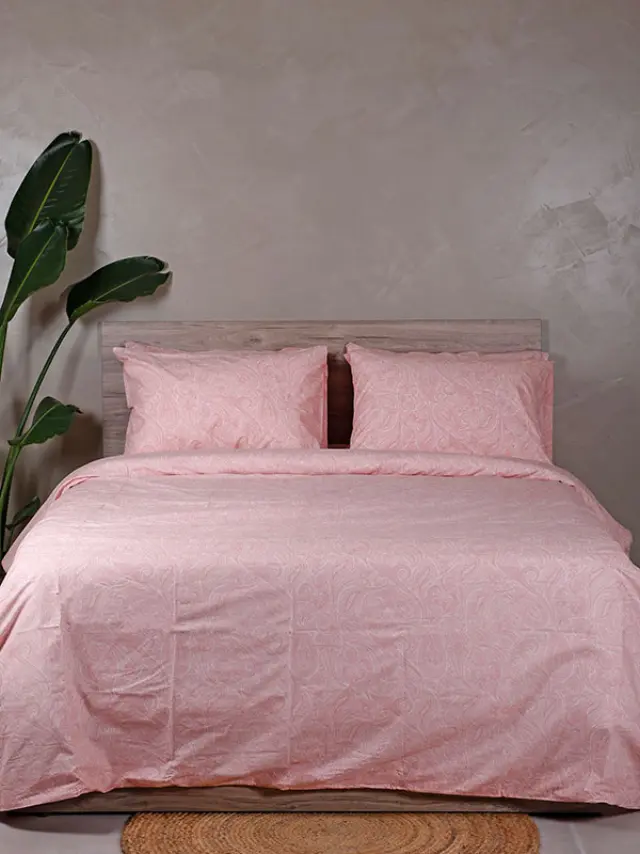 Παπλωματοθήκη Cotton Feelings 2040 Pink Μονή (170x250) Sunshine