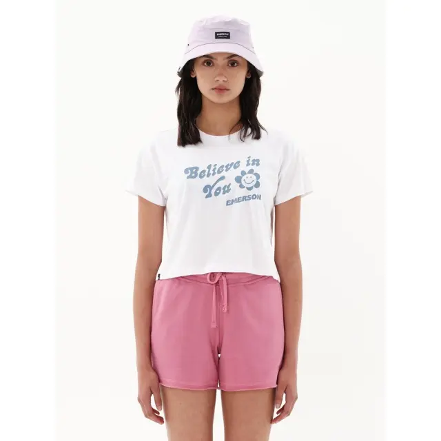 Emerson Women's S/S T-Shirt (231.EW33.68-White) - Λευκό