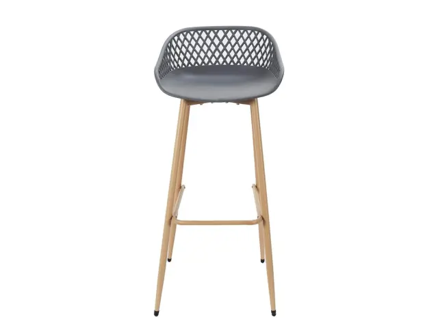 Σκαμπό μπαρ Malaga Home Deco Factory με διαστάσεις 45.5x47.6x88cm - Black HDO7286 3