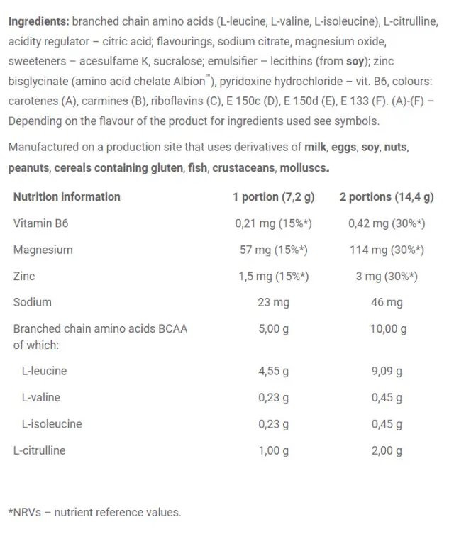 Olimp Sport BCAA 20:1:1 Xplode Powder Grapefruit, 200 g 2