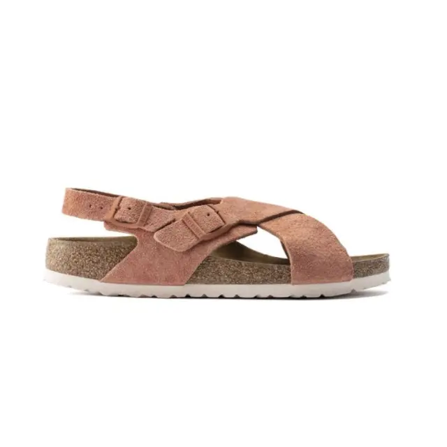 Birkenstock Πέδιλα Γυναικείο δέρμα suede Ροζ BIR/TULUM SOFT 1022562 E/RED