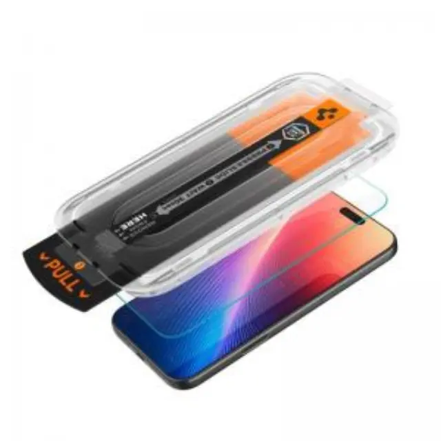 Tempered Glass Full Face Spigen Glas.tR EZ-FIT Pro Privacy Apple iPhone 16 Pro Max/ 17 Pro Max (1 τεμ.) N69262 3