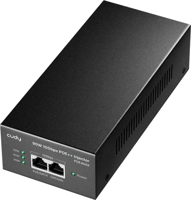 Cudy POE400X 10G PoE injector, 802.3af/at/bt, 90W