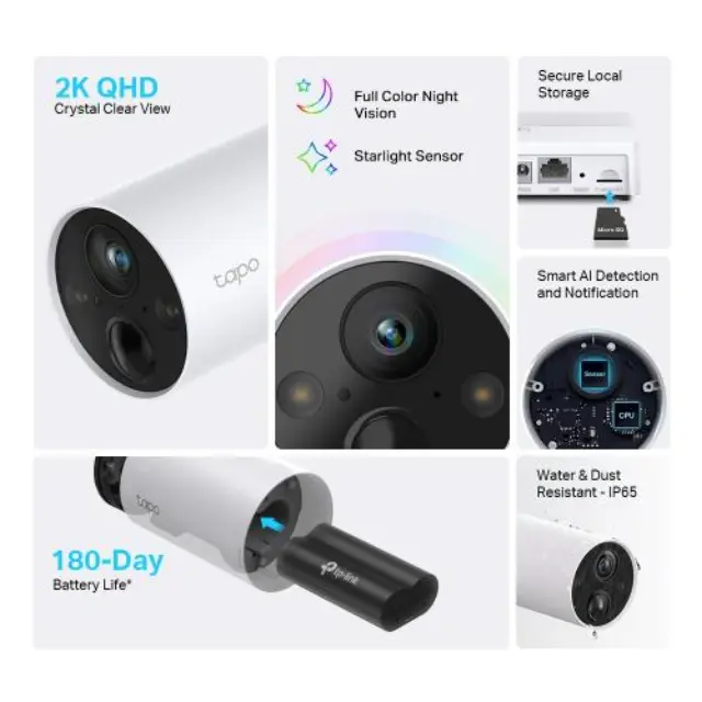 TP-Link Smart Wire-Free Security Camera (TAPO C420) 2