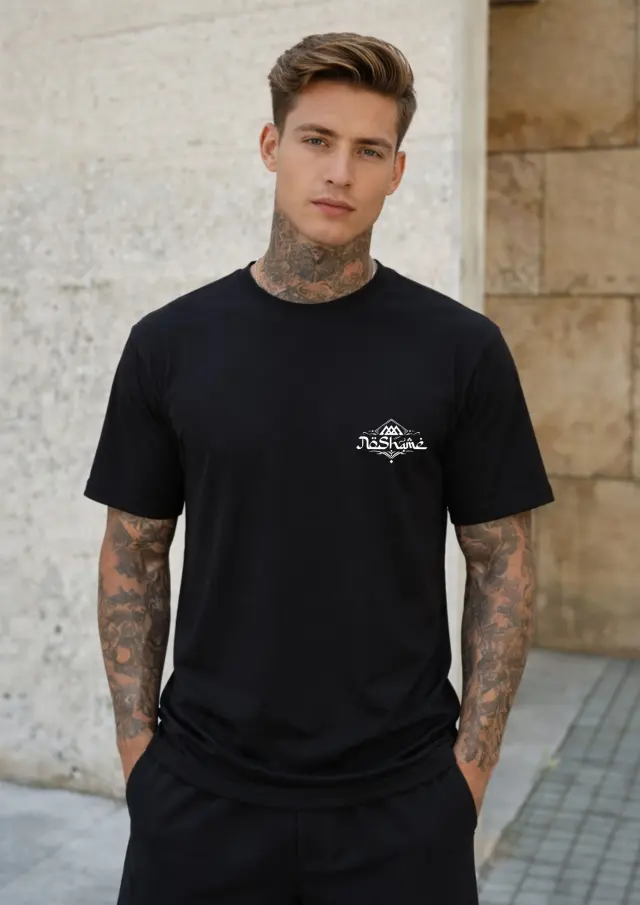 T-shirt Noshame® Oversized Μαύρο με τύπωμα - 142603 - XXL 2