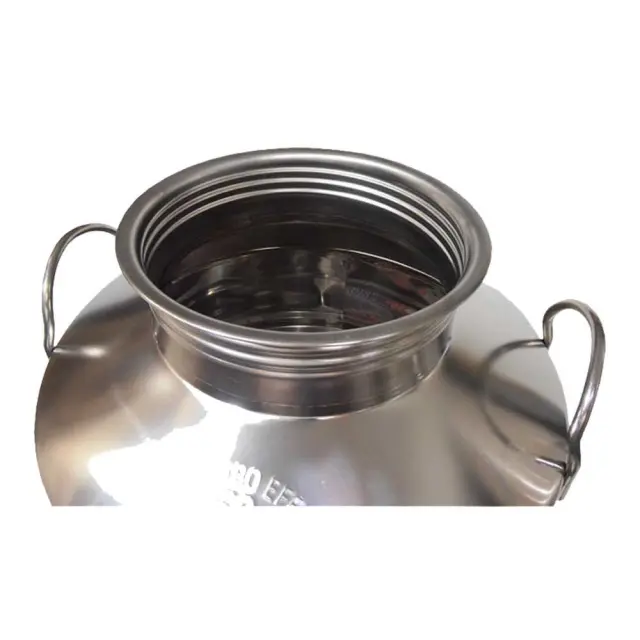 Quattro Effe Ανοξείδωτο Δοχείο με Bιδωτό Καπάκι 10lt (Xωρίς κάνουλα 1/2") / 100020 2