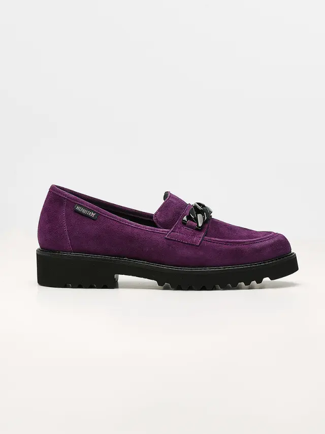 Mephisto Μοκασίνια-Loafers Γυναικείο δέρμα suede Μωβ MEP/SALKA PURPLE 2