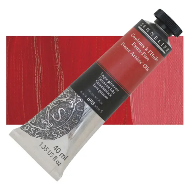 Sennelier Λάδι Finest Artists Oil 698 Geranium Lake - 40ml