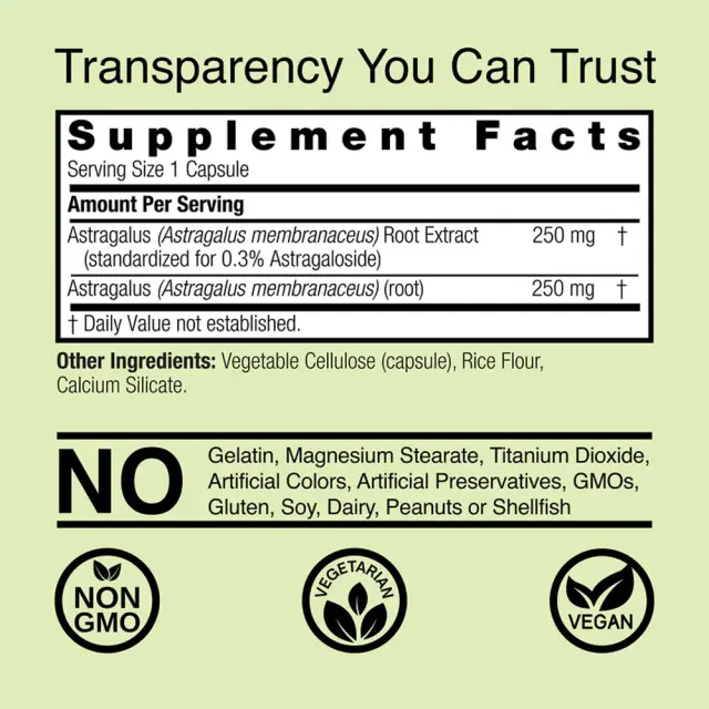 Nature's Answer Astragalus Root 2