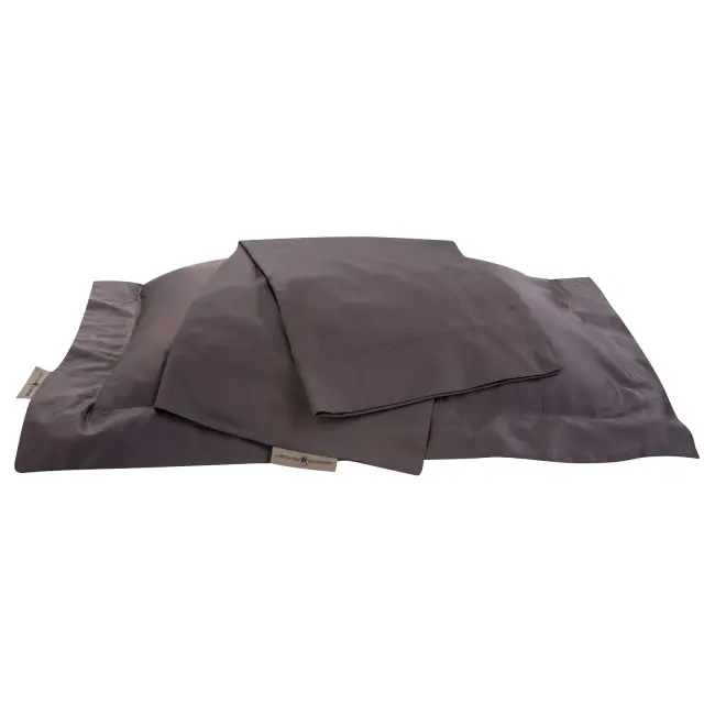 Ζεύγος Μαξιλαροθήκες 50Χ70 Oxford Cozy Βαμβακοσατέν Greenwich Polo Club 2256 Γκρι Σκούρο