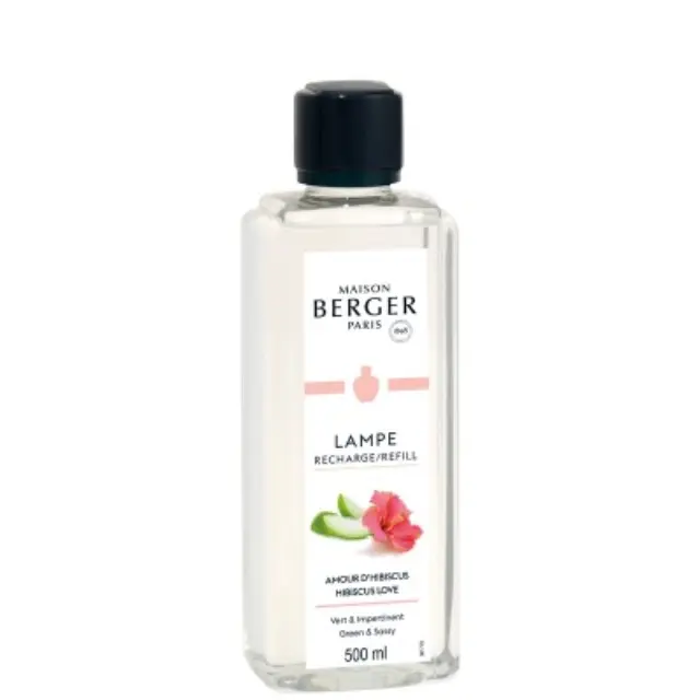 Maison Berger Paris Lampe Berger Refill Υγρό Αναπλήρωσης Καταλυτικής Λάμπας Amour Hibiscus 500ml