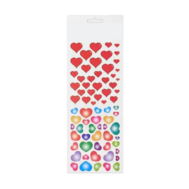 Fun Stickers Αυτοκόλλητα Hearts Multi-Coloured 325
