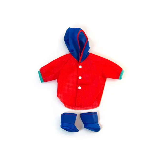 MINILAND DOLLS ΣΕΤ ΡΟΥΧΑ ΓΙΑ ΚΟΥΚΛΑ RAINCOAT AND BOOTS 38 CM