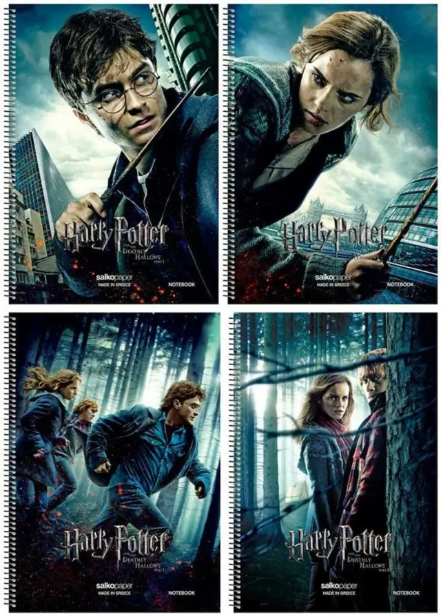 Τετράδιο Σπιραλ Salko Harry Potter N.2 21x29 120Σελ 2θ/ 7307 (Salko)