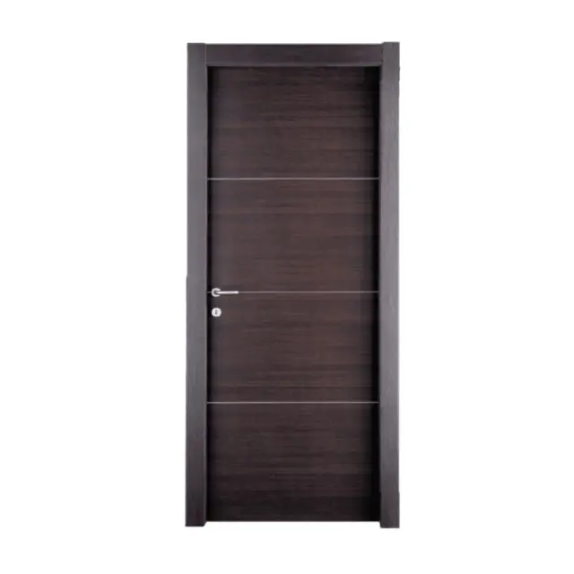 Θωρακισμένη Πόρτα Wenge με inox ΚΠ 100 3