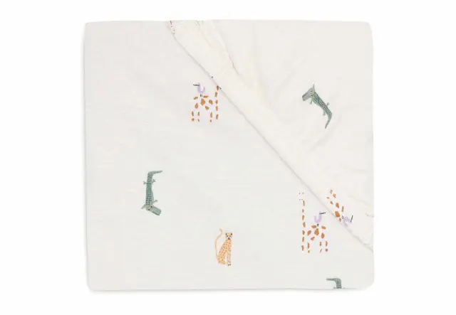 Jollein: Fitted Sheet - Jersey - Jungle Jambo σεντόνι κούνιας 70x140cm 2