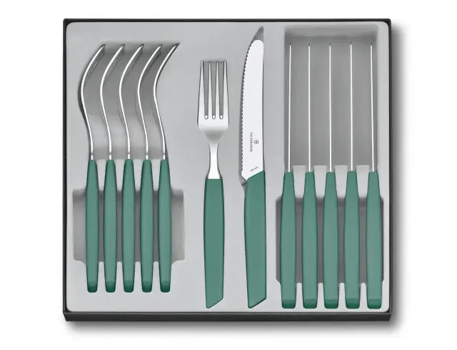 Σετ Μαχαιροπίρουνα Victorinox Swiss Modern - Green - 12 τεμάχια6.9096.11W43.12 3