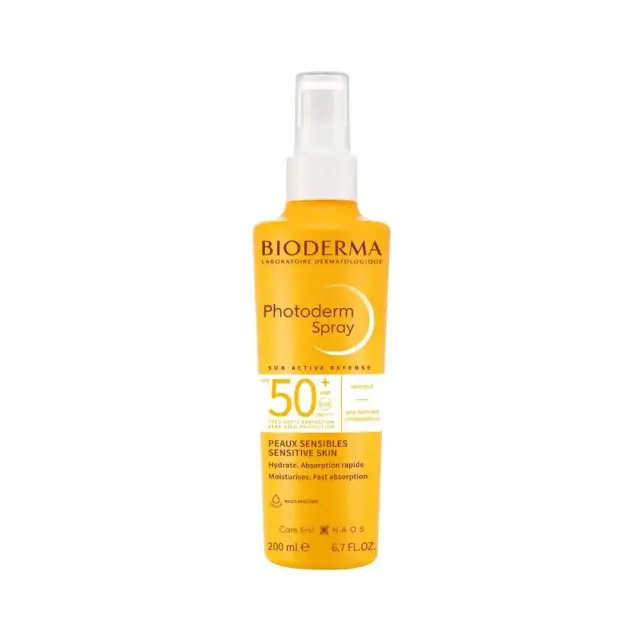 Bioderma Photoderm Spray SPF50+ Αντηλιακό Σπρέι Σώματος & Προσώπου Υψηλής Προστασίας 200ml