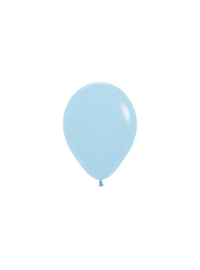 Μπαλόνια λατεξ 5 Σιελ / 50 τεμ - Pastel Matte Blue