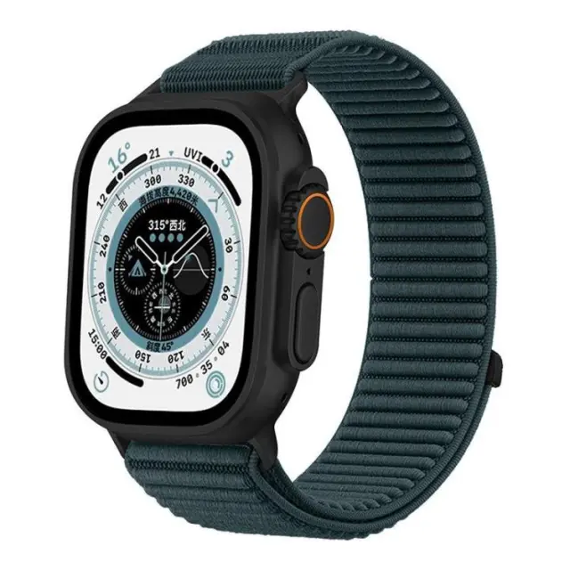 Nylon Λουράκι για Applewatch 44/45/46/49mm-Spruce Green OEM
