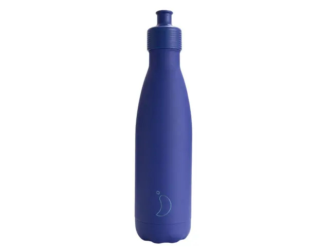 Μπουκάλι Θερμός Original Sports Chilly's με χωρητικότητα 750ml και διατήρηση θερμοκρασίας 24h κρύο - Matte Blue