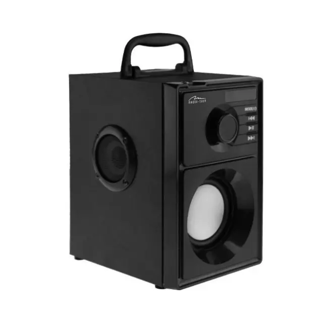 Media-Tech Portable Speaker Boombox Silver (MT3179) 2