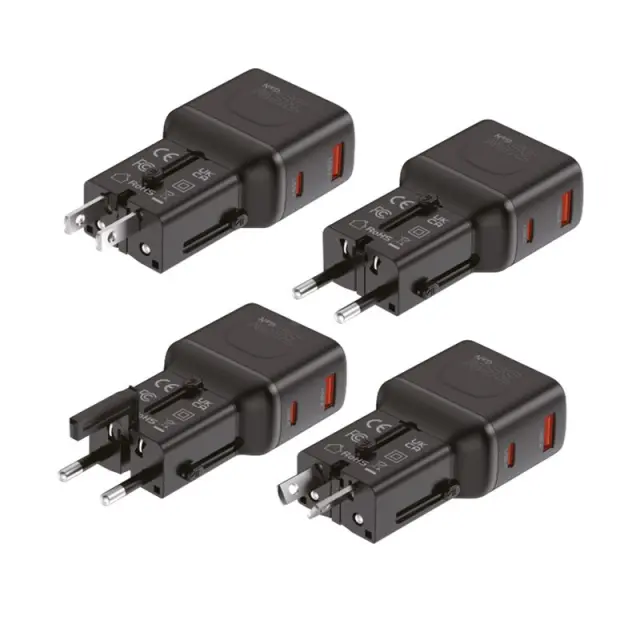 Mobile Origin 35W Travel Adapter, EU/US/UK/AU PW25, black 3