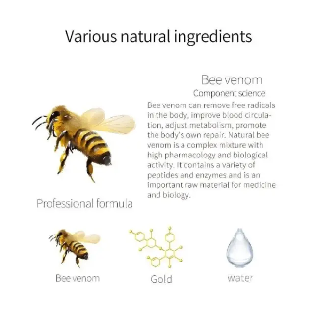 Mitomo Rejuvenating Mask Gold & Bee Venom Facial Mask 1pc 3