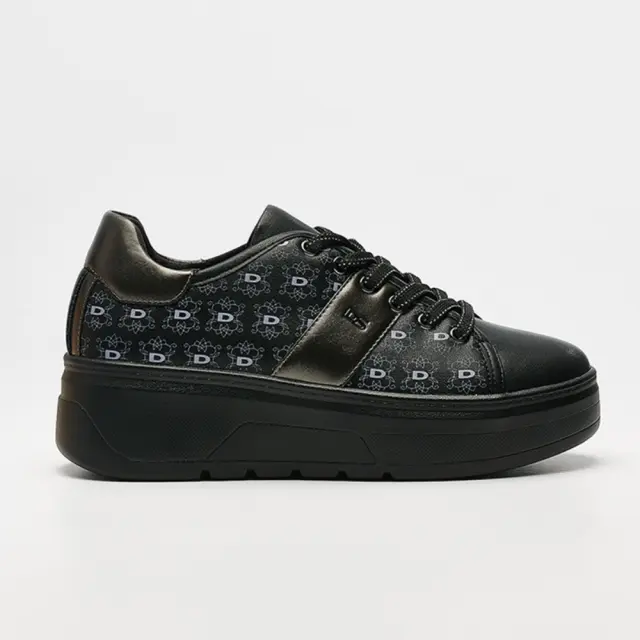 Donna Serena Sneakers Γυναικείο δέρμα Μαύρο DSE/5528 NERO