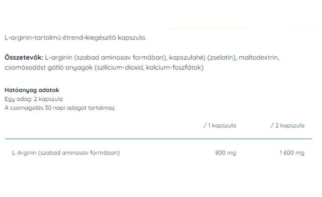 Nutriversum L-Arginine Caps 2