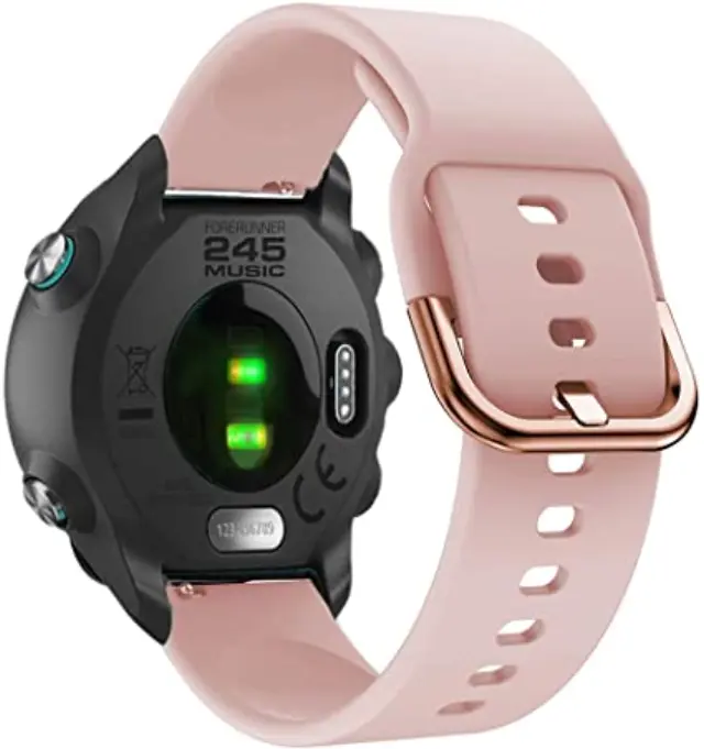 Λουράκι Σιλικόνης για Garmin Fenix 5S / Forerunner 245 20mm- Pink OEM
