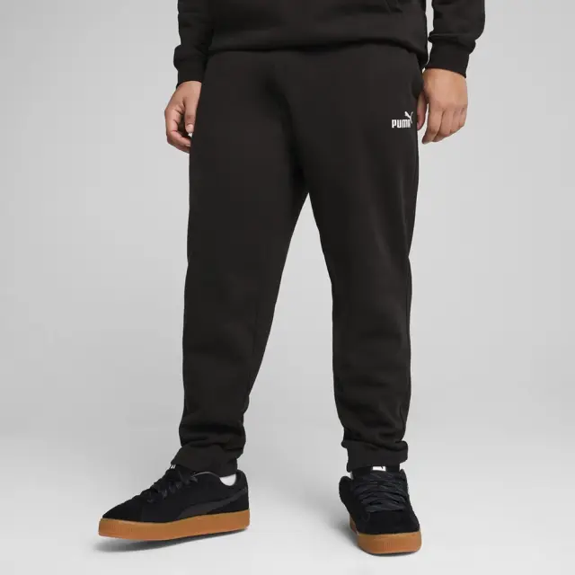 Puma Men's Essentials No1 Logo Fleece Open Hem Sweatpants Μαύρο 682610-01 (Puma) - Small