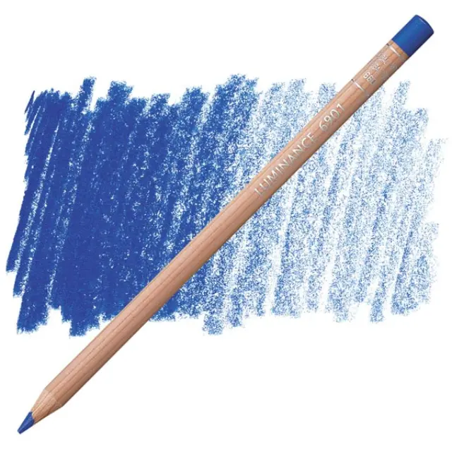 Ξυλομπογιά Caran d'Ache Luminance - 660 Middle Cobalt Blue