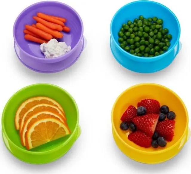 Σετ Φαγητού Love A Bowls με Αντιολισθητική Βάση Πολύχρωμο 10τμχ για 4+ μηνών - Munchkin 3