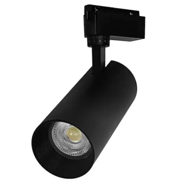 ΦΩΤΙΣΤΙΚΟ LED ΣΠΟΤ ΡΑΓΑΣ MΑΥΡΟ 30W 4000Κ AD-06912