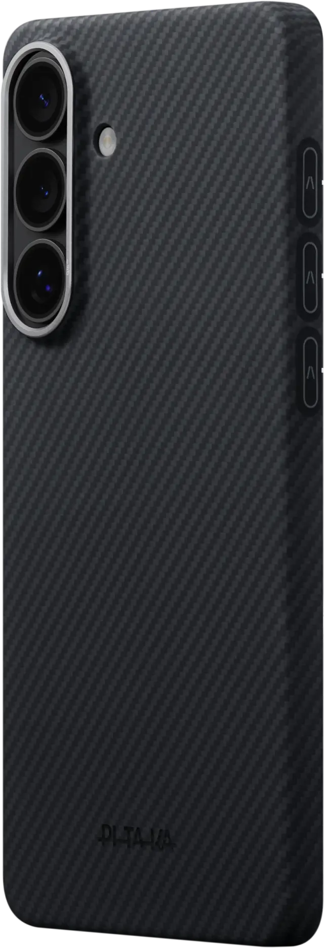 Pitaka Edge Case, Black/Grey Twill (Aaron Button) - Samsung Galaxy S26 3